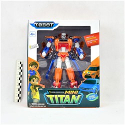 МЯТАЯ КОРОБКА. Трансформер -TOBOT (2in1) Mini Titan 20см 2машины (№TB-339-999)
