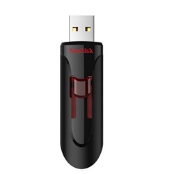 Флеш-накопитель USB 3.0 32GB SanDisk Cruzer Glide чёрный