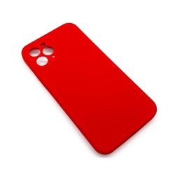 Чехол iPhone 11 Pro Silicone Case (Full Camera/No Logo) №12 Красный
