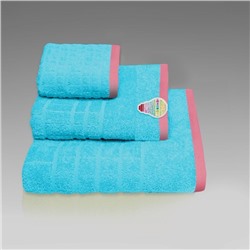 Махровое полотенце "Энерджи"- голубой 30*60 см. хлопок 100%
