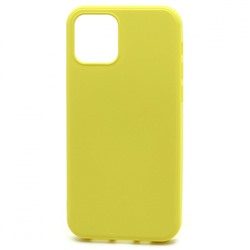 Чехол-накладка Silicone Case NEW ERA для Apple iPhone 12 Pro Max желтый