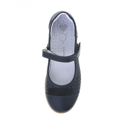 30001/3-КП-04 (синий, 712) Туфли ТОТТА из натуральной кожи, размеры 31-36