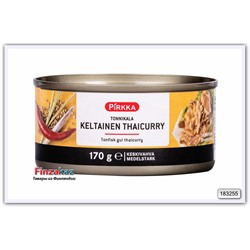 Кусочки тунца в желтом тайском соусе Pirkka tonnikala keltainen thaicurry 170 гр