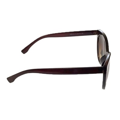 Стильные женские очки Versel лисички шоколадного цвета.
