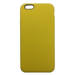 Чехол iPhone 6/6S Silicone Case №55 в упаковке Ярко-Желтый