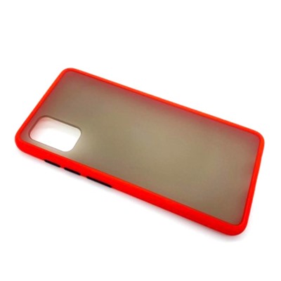 Чехол Samsung A41 (2020) Противоударный Матовый Красный