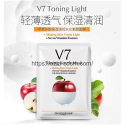 Витаминная маска «Биоаква» из серии V7 с экстрактом яблока(9248)