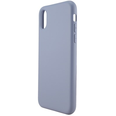 Чехол-накладка Silicone Case New Era для Apple iPhone XS Max серый