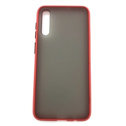 Чехол Samsung A50/A50S/A30S (2019) Противоударный Матовый Красный