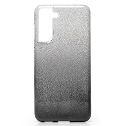 Чехол-накладка - SC097 Gradient для "Samsung SM-G996 Galaxy S21+" (black/silver)(131207)
