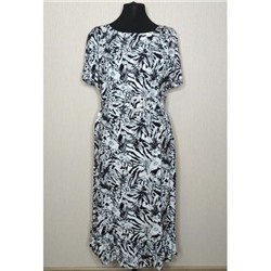 Платье Bazalini 4243 черно-белое