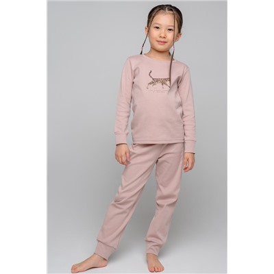 Crockid, Трикотажная пижама для девочки из натурального хлопка Crockid