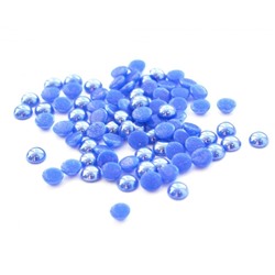Стразы жемчужные 30 шт. перламутровые синие №4
