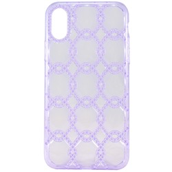 Чехол-накладка для Apple iPhone X/XS фиолетовый