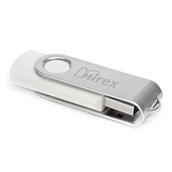 Флеш-накопитель USB 32GB Mirex SWIVEL белый (ecopack)