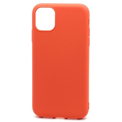 Чехол-накладка Silicone Case NEW ERA для Apple iPhone 11 оранжевый