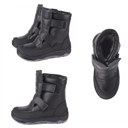 400-ТП-03 (черный) Ботинки зимние ТОТТА оптом, нат. кожа, нат. шерсть, размеры 27-31