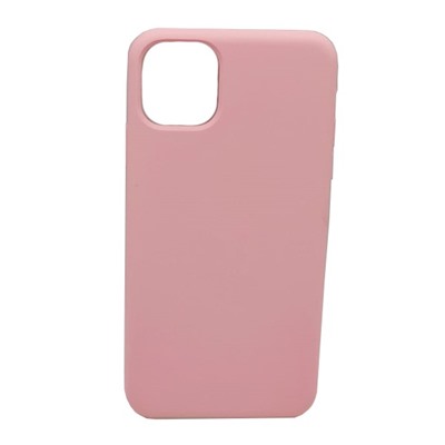 Чехол iPhone 11 Pro Max Silicone Case №6 в упаковке Розовая пудра