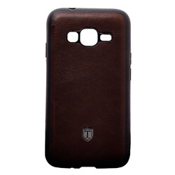 Чехол-накладка Activ T Leather для "Samsung SM-J106 Galaxy J1 mini Prime" (brown) .. (79452)