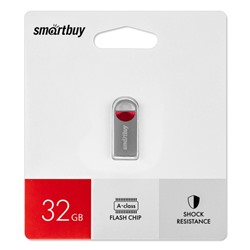 Флеш-накопитель USB 32GB Smart Buy MC8 металл красный