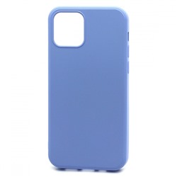 Чехол-накладка Silicone Case NEW ERA для Apple iPhone 12/12 Pro голубой