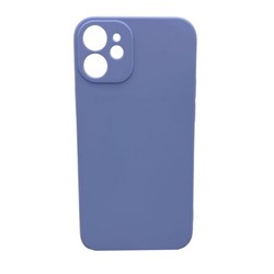 Чехол iPhone 12 Mini ( Full Camera) Силикон Матовый Светло-Фиолетовый