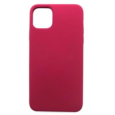 Чехол iPhone 11 Pro Max Silicone Case №52 в упаковке Бордовый