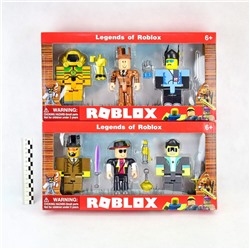 Roblox набор 3фигурки+аксессуары 12.5см 2вида (Роблокс)(свет)(коробка)(№JL18672-2)