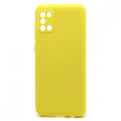 Чехол-накладка Silicone Case NEW ERA для Samsung Galaxy A31 желтый