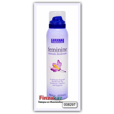 Дезодорант для интимной гигиены Beauty Formulas Feminine Intimate Deodorant 150 мл