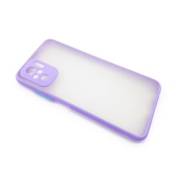 Чехол Xiaomi Redmi Note 10/Note 10S (2021) Противоударный Матовый Светло-Фиолетовый