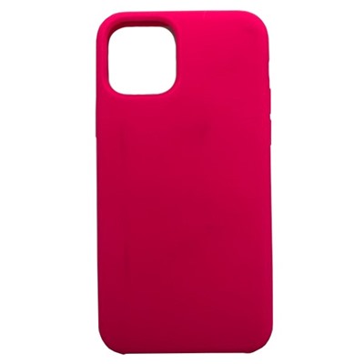 Чехол iPhone 11 Pro Max Silicone Case №47 в упаковке Ярко-Розовый