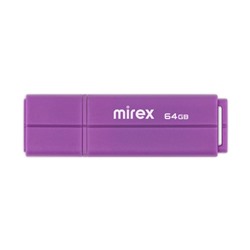 Флеш-накопитель USB 64GB Mirex LINE фиолетовый (ecopack)