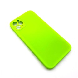 Чехол iPhone 11 Pro Max Silicone Case (Full Camera/No Logo) №21 Блестящий Зеленый