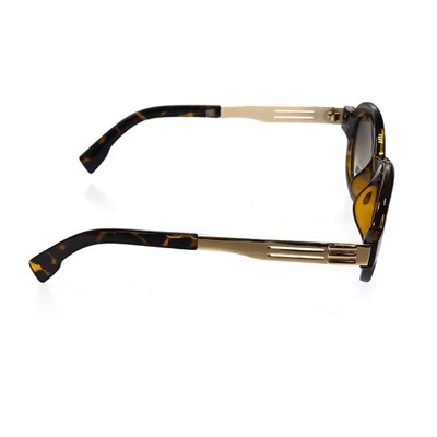 Стильные женские очки Rozelly вайфареры с овальными линзами в тигровой оправе.