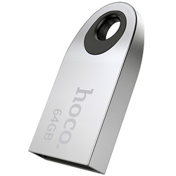 Внешний накопитель USB 2.0 Hoco UD9 Insightful Smart Mini 64Gb, серебристый