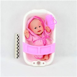 Кукла Пупс набор Good Baby девочка 24см (пупс ванной+аксессуары)(в пакете)(№6622-15)