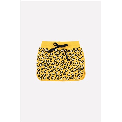 Юбка для девочки Crockid  (КР 7121/желтый,леопард к271)