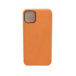 Чехол iPhone 11 Alcantara Case в упаковке Оранжевый