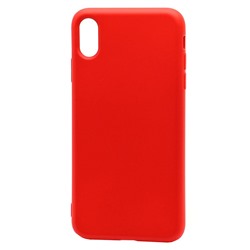 Чехол-накладка Silicone Case New Era для Apple iPhone XS Max красный