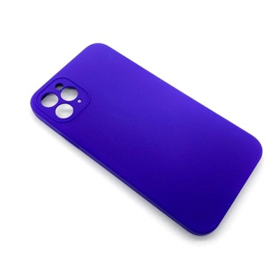 Чехол iPhone 11 Pro Max Silicone Case (Full Camera/No Logo) №06 Темно-Фиолетовый