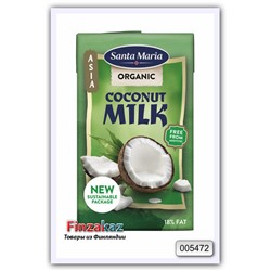 Органическое кокосовое молоко Santa Maria Asia Coconut Milk Organic 250 мл