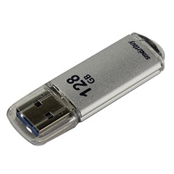 Флеш-накопитель USB 3.0 128GB Smart Buy V-Cut серебро