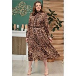 Платье Anastasia Mak 785 коричневый