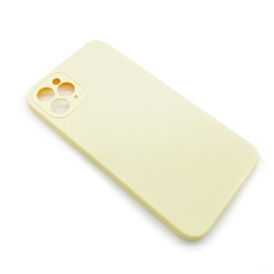 Чехол iPhone 11 Pro Max Silicone Case (Full Camera/No Logo) №24 Ароматный Крем