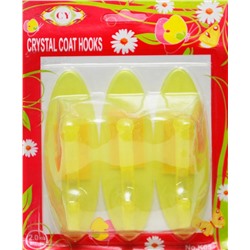 Крючки на липучке Cristal coat hooks (уп.- 3шт.)