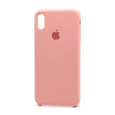 Чехол-накладка Silicone Case Apple iPhone XS Max розовый