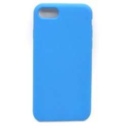 Чехол iPhone 7/8/SE (2020) Silicone Case №24 в упаковке Голубой