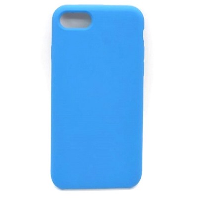 Чехол iPhone 7/8/SE (2020) Silicone Case №24 в упаковке Голубой