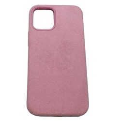 Чехол iPhone 12 Mini (5.4) Alcantara Case (без MagSafe) в упаковке Розовый